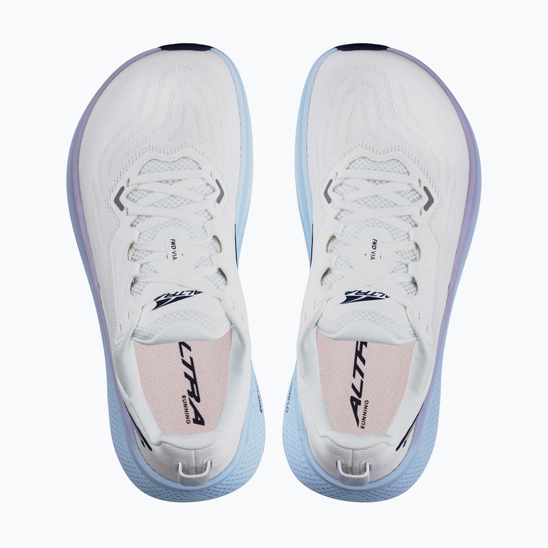 Women's running shoes Altra FWD VIA white/light blue 4