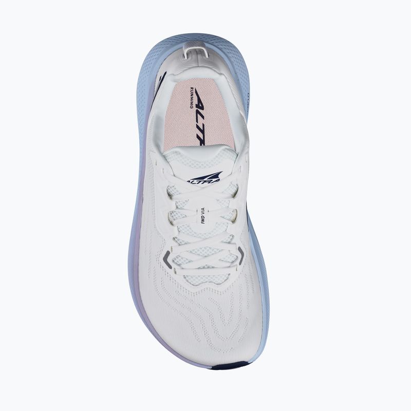 Women's running shoes Altra FWD VIA white/light blue 5