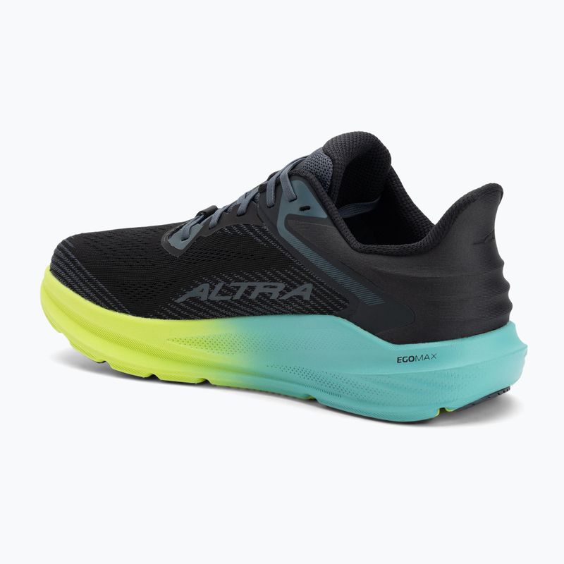 Men's Altra Torin 8 black/lime running shoes 3