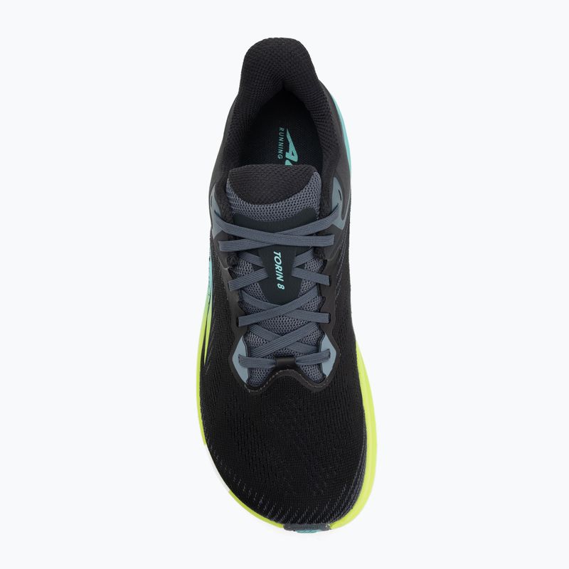 Men's Altra Torin 8 black/lime running shoes 5
