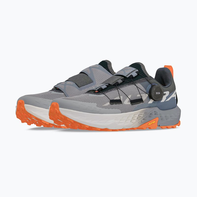 Men's Altra Timp 5 BOA running shoes gray/orange 10