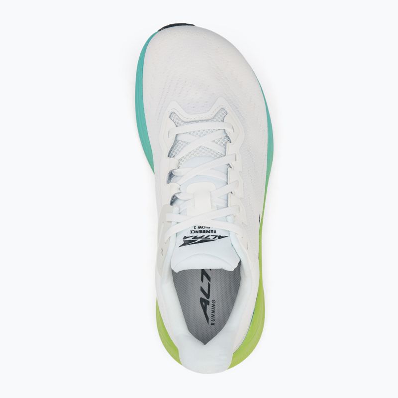 Men's Altra Experience Flow 2 white/lime running shoes 5