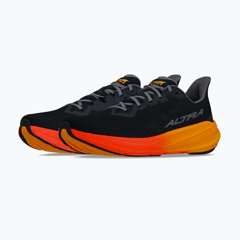 Men's Altra Experience Flow 2 black orange running shoes 5