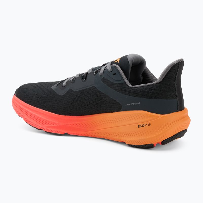 Men's Altra Experience Flow 2 black orange running shoes 3