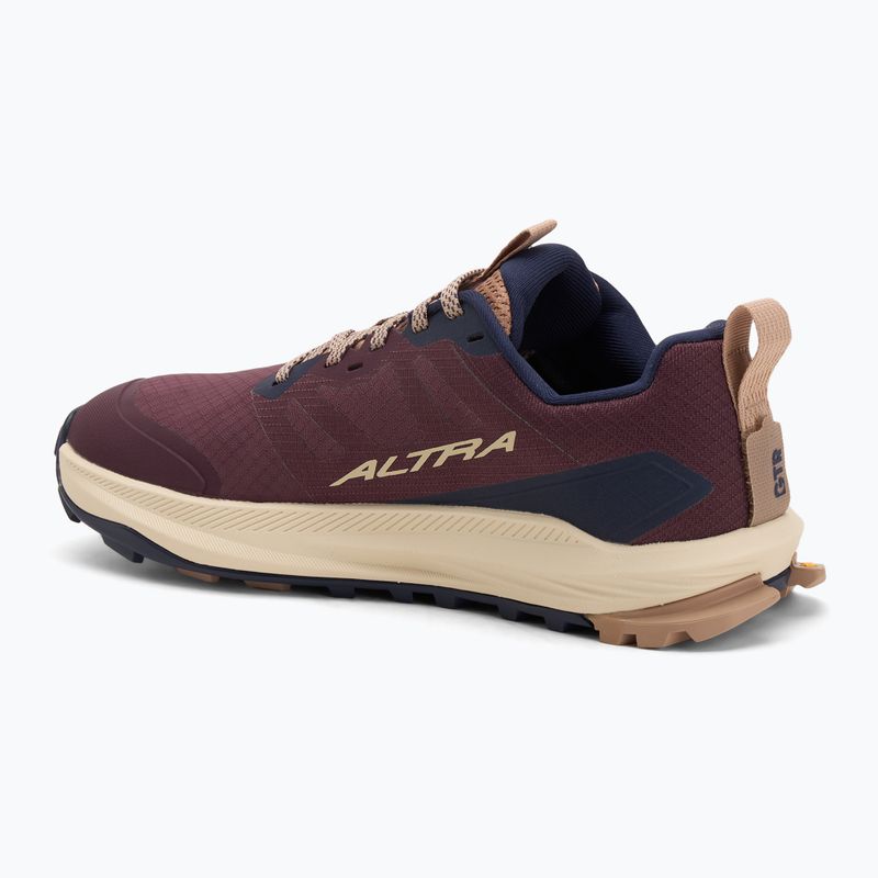 Altra Lone Peak 9+ women's running shoes maroon 3