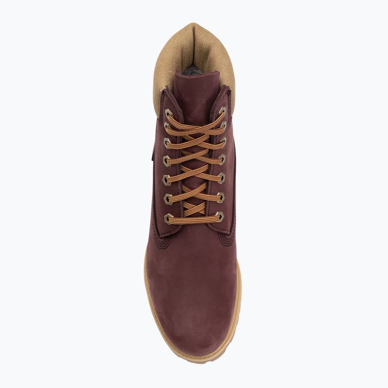Men's shoes Timberland Premium 6 Inch Lace Up Waterproof burgundy olive 5