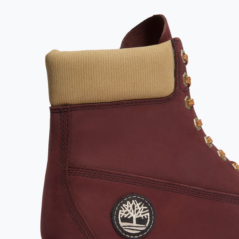 Men's shoes Timberland Premium 6 Inch Lace Up Waterproof burgundy olive 8