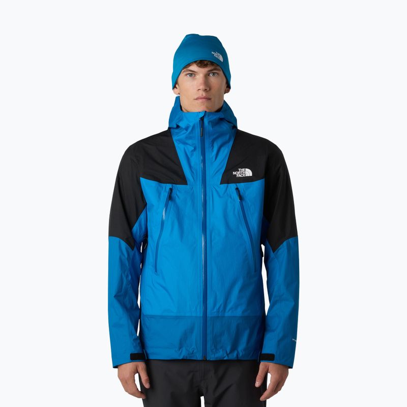 Men's rain jacket The North Face Signal 2.5L Dryvent skyline blue/adriatic blue/tnf black