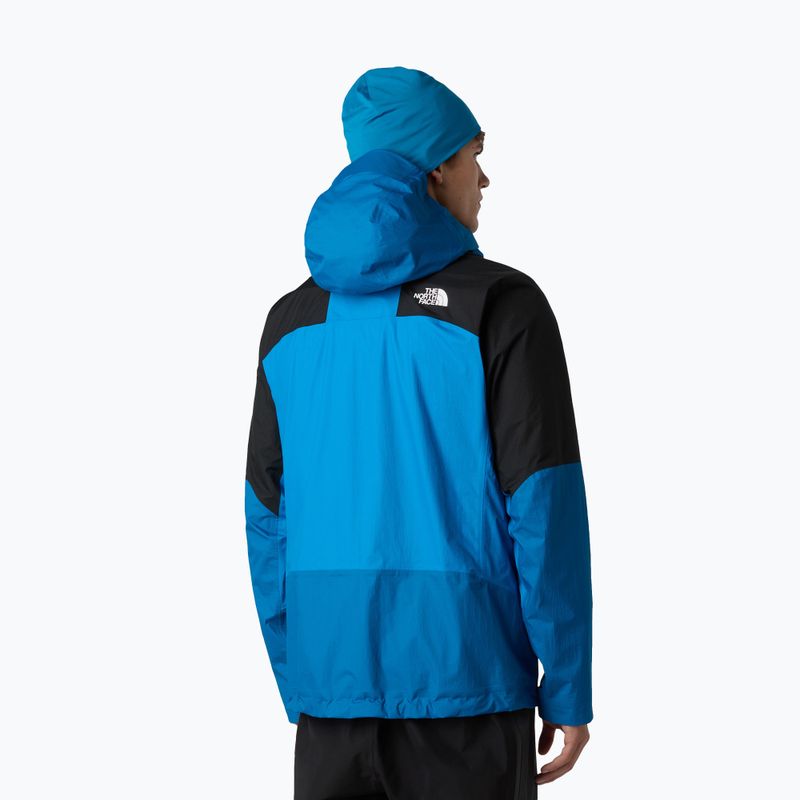 Men's rain jacket The North Face Signal 2.5L Dryvent skyline blue/adriatic blue/tnf black 3