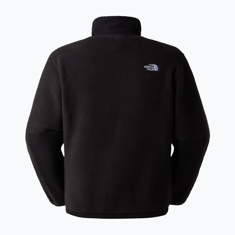 Men's fleece sweatshirt The North Face Yumiori Off Peak 1/2 Zip tnf black 5