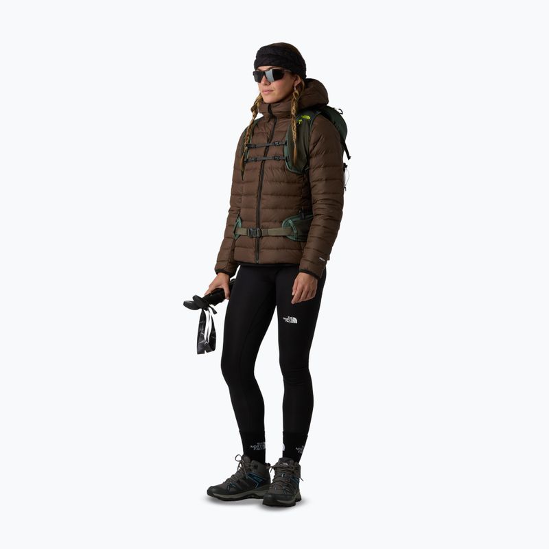 Women's down jacket The North Face Down Hooded smokey brown 2