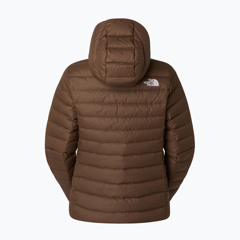 Women's down jacket The North Face Down Hooded smokey brown 6