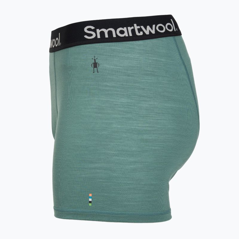 Men's thermal boxer briefs Smartwool Everyday Merino Boxer Brief Boxed black dusty teal 3
