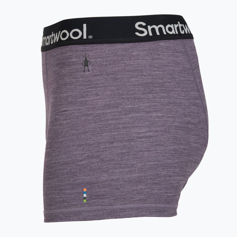 Men's thermal boxer briefs Smartwool Merino Boxer Brief Boxed purple storm heather 3