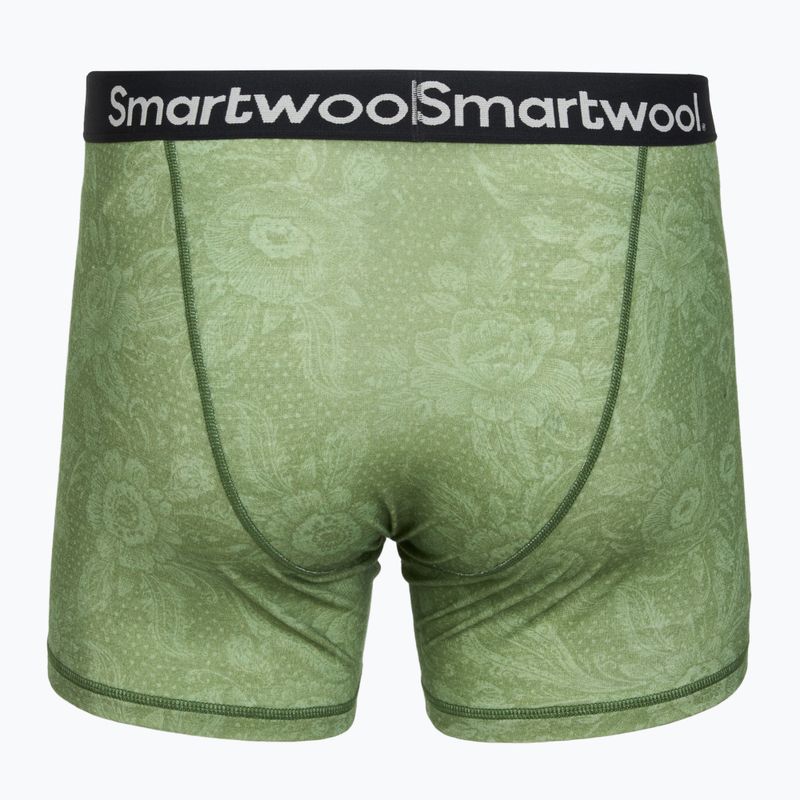 Men's thermal boxer briefs Smartwool Merino Print Boxer Brief Boxed frn rstc flrl 2