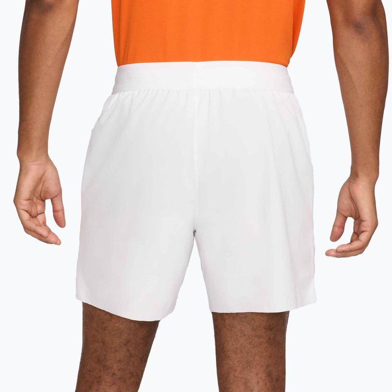 Men's tennis shorts Nike Court Dri-Fit Advantage 6" white/black 3