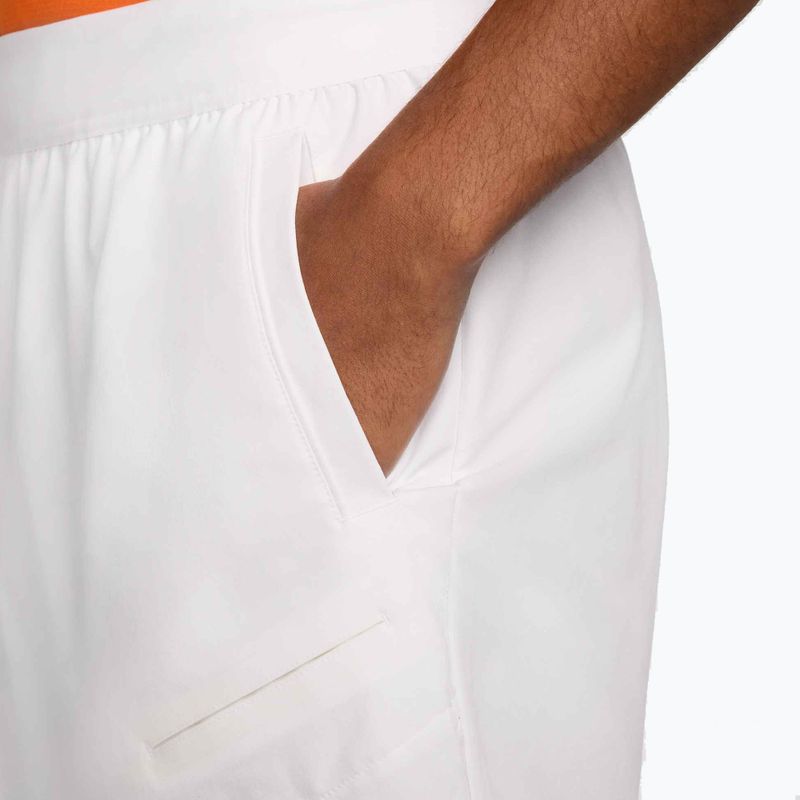 Men's tennis shorts Nike Court Dri-Fit Advantage 6" white/black 5