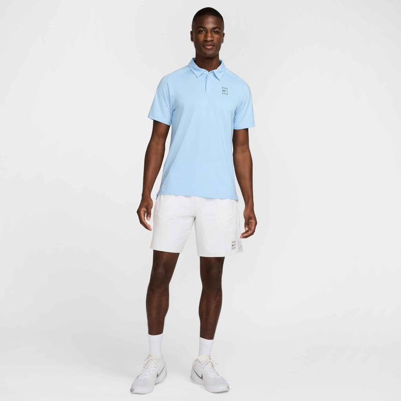 Men's tennis shorts Nike Court Dri-Fit Advantage 8" white/black 2