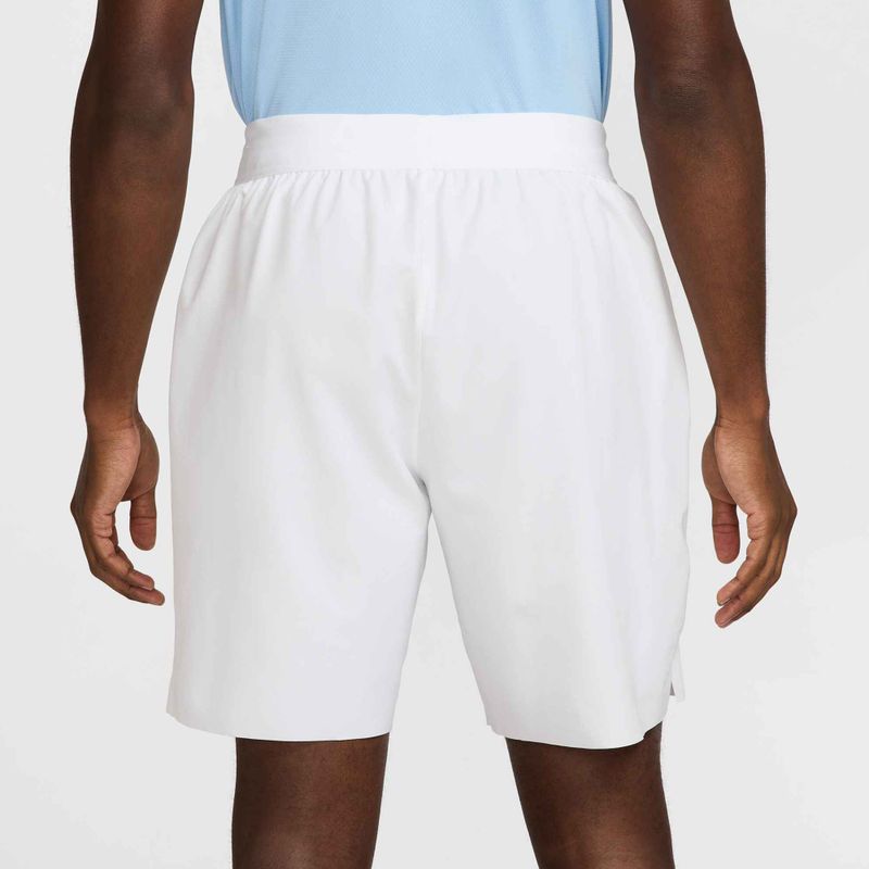 Men's tennis shorts Nike Court Dri-Fit Advantage 8" white/black 4