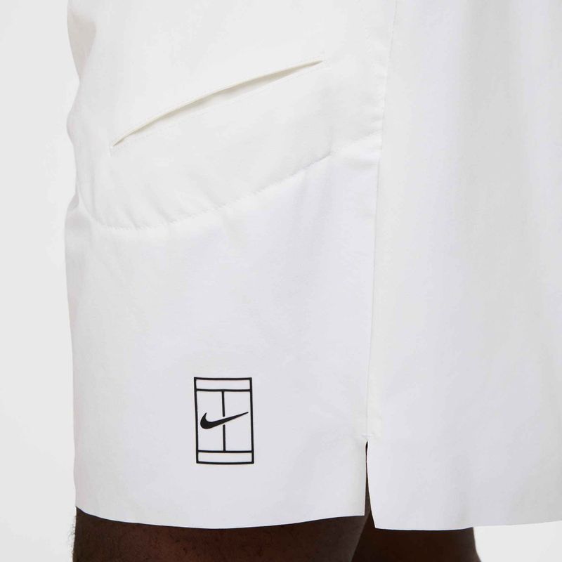 Men's tennis shorts Nike Court Dri-Fit Advantage 8" white/black 7