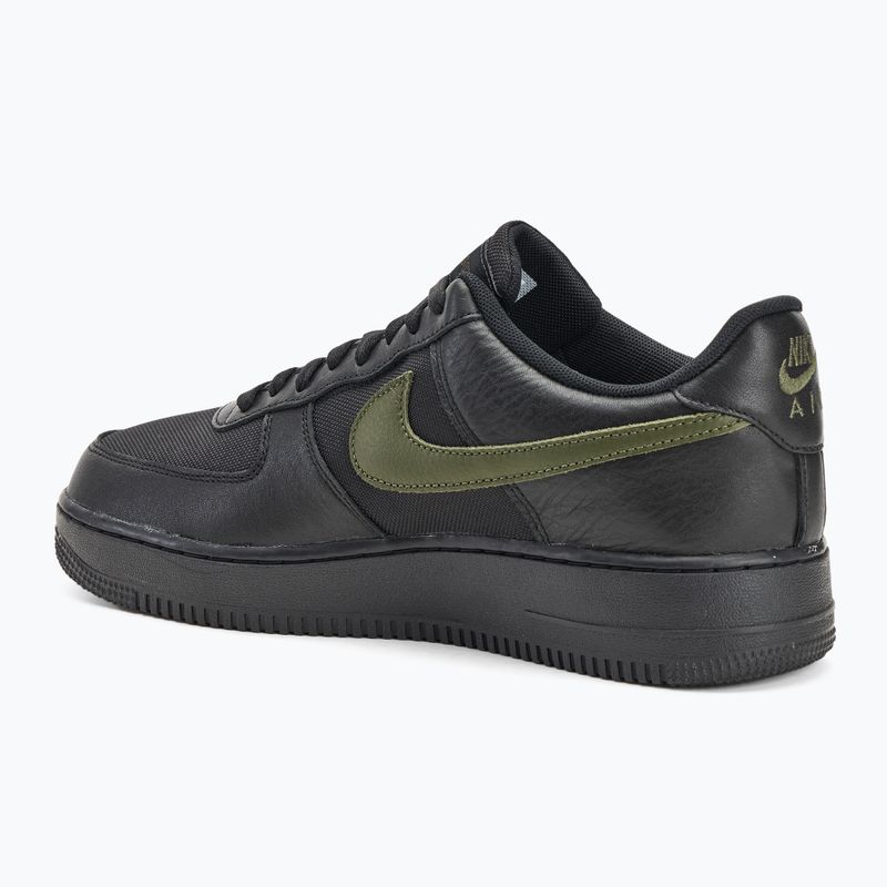 Men's Nike Air Force 1 Low Gore-Tex black/cargo khaki shoes 3