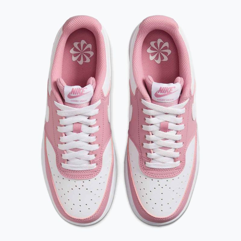 Nike Court Vision Low Next Nature women's shoes elemental pink/white 3