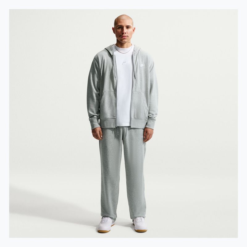 Men's trousers Nike Club dark grey heather/light smoke grey/white 2