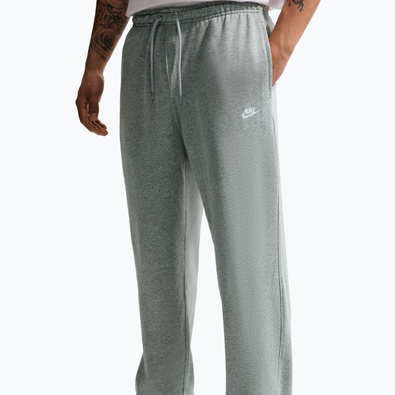 Men's trousers Nike Club dark grey heather/light smoke grey/white 5
