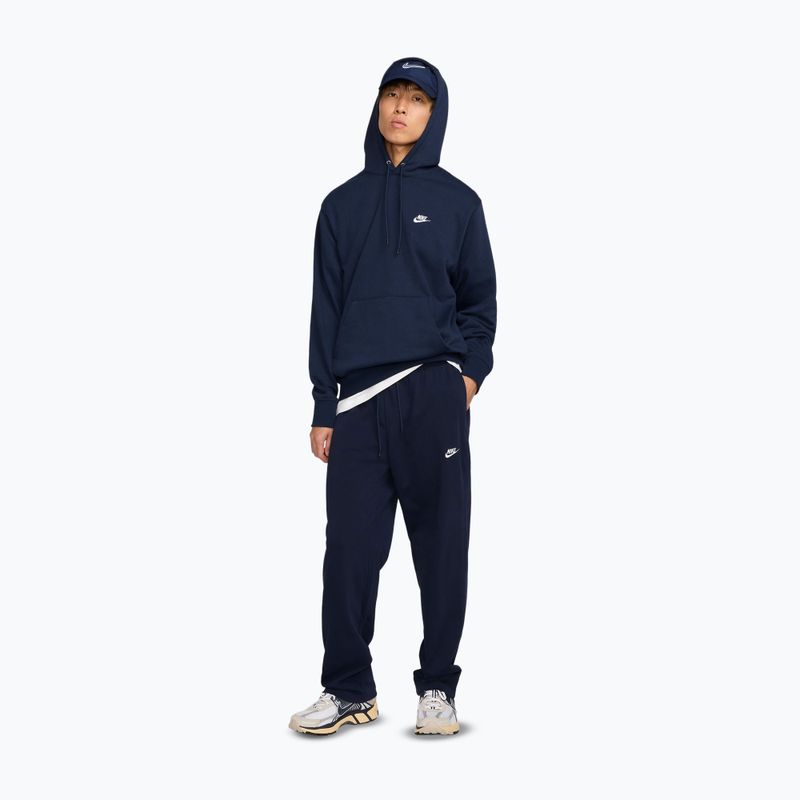Men's trousers Nike Sportswear Club Knit Open-Hem obsidian/white 2