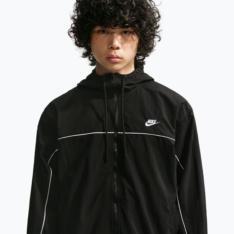 Men's jacket Nike Club Black/White/White 4