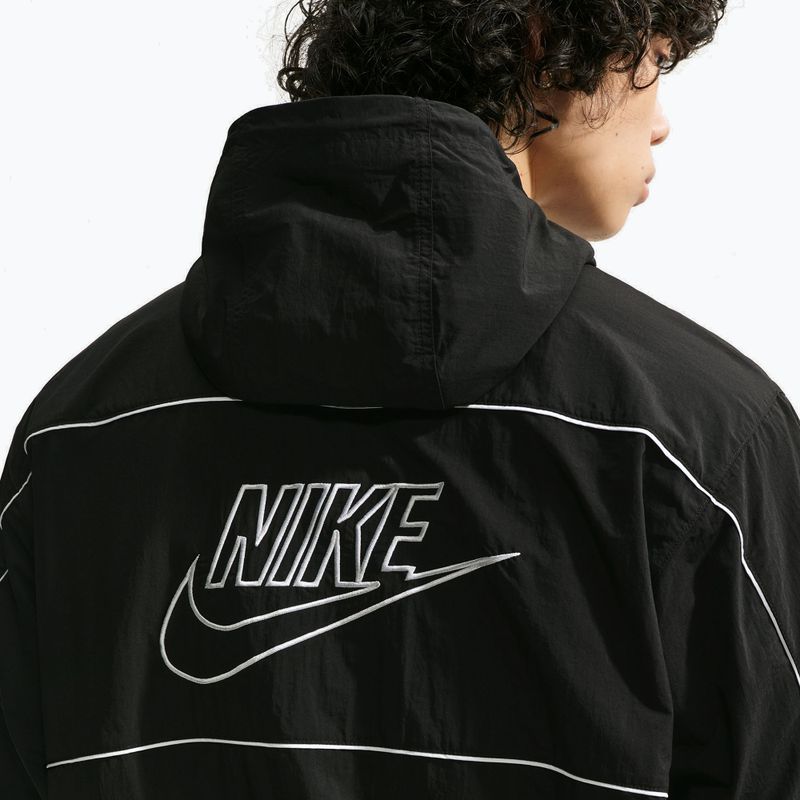 Men's jacket Nike Club Black/White/White 6