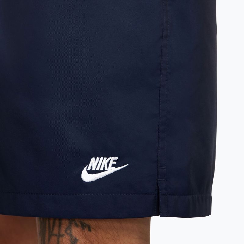 Men's shorts Nike Club Woven Flow obsidian/white 7