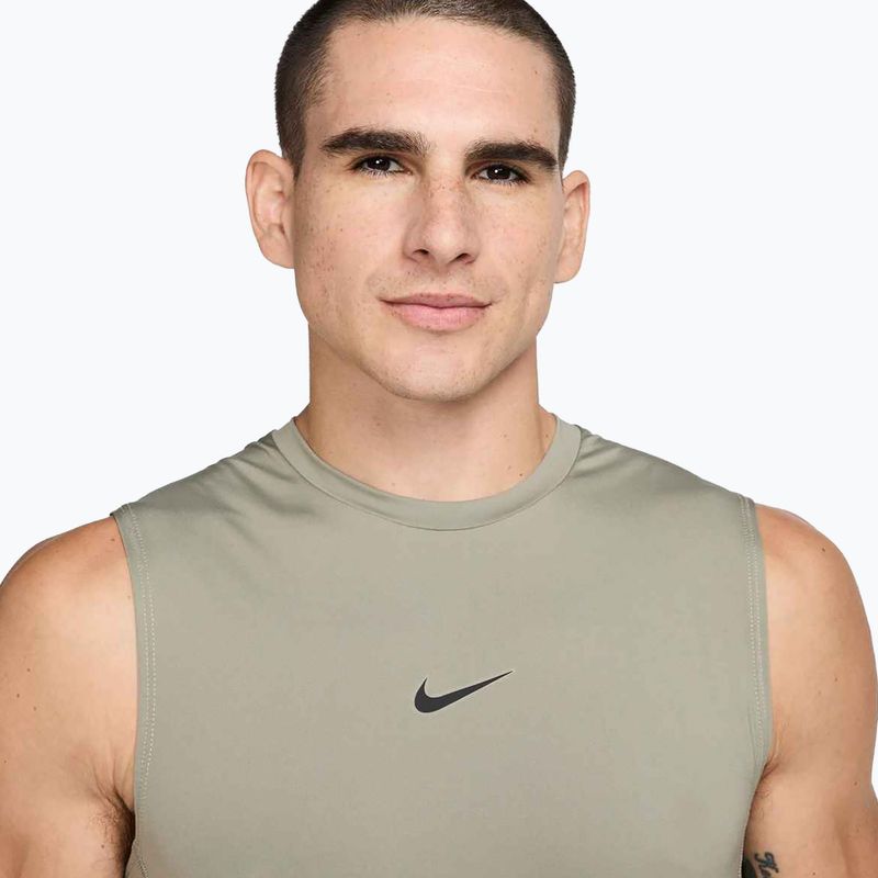 Men's training t-shirt Nike Pro Dri-Fit Sleeveless Top light army/black 4