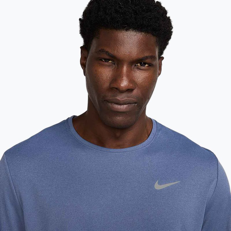 Men's Nike Miler Dri-Fit UV diffused blue running longsleeve 4