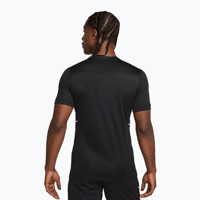 Men's football T-shirt Nike Academy Dri-Fit black/black/white/white 3