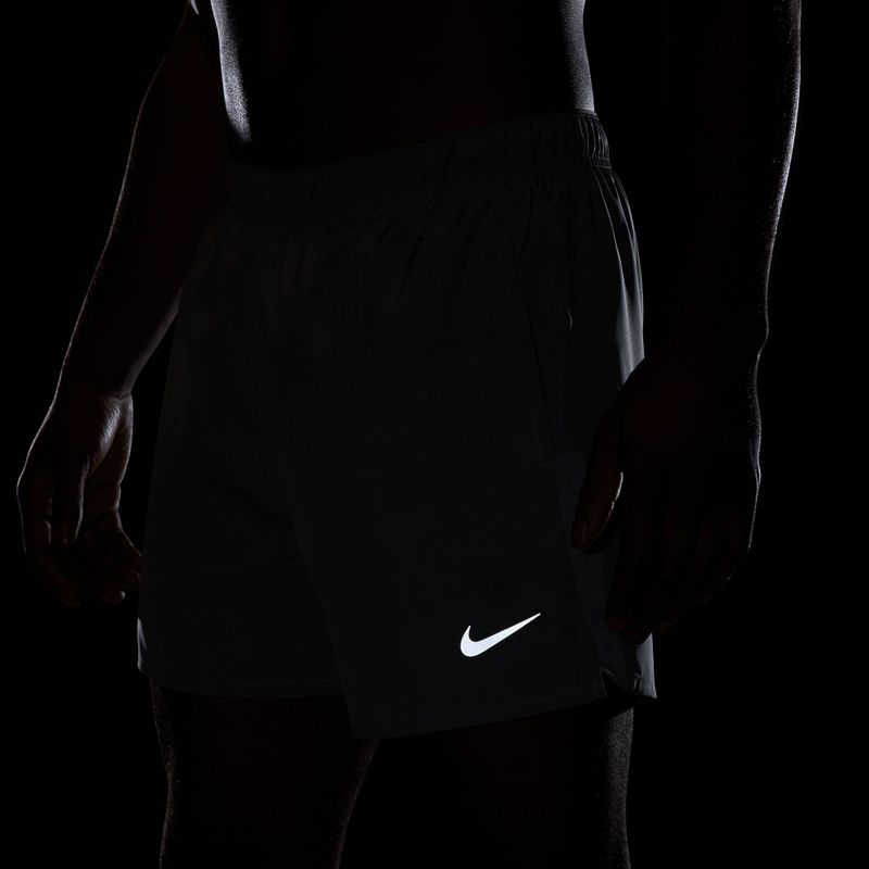 Men's shorts Nike Dri-Fit Challenger 5" 2in1 smoke grey/dark smoke grey 9