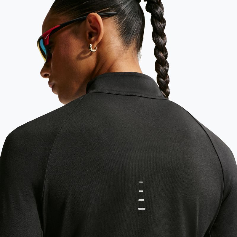 Women's running sweatshirt Nike Swift Dri-FIT UV 1/4-Zip black 5