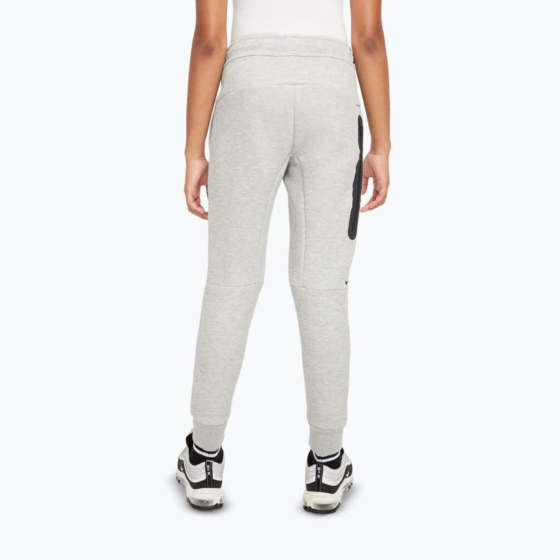 Children's trousers Nike Sportswear Tech Fleece dark grey heather/black/black 3