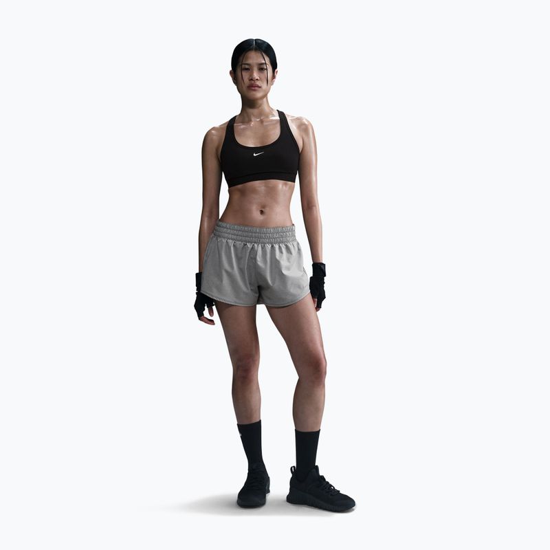 Women's shorts Nike One Dri-Fit 3" smoke grey/heather 2