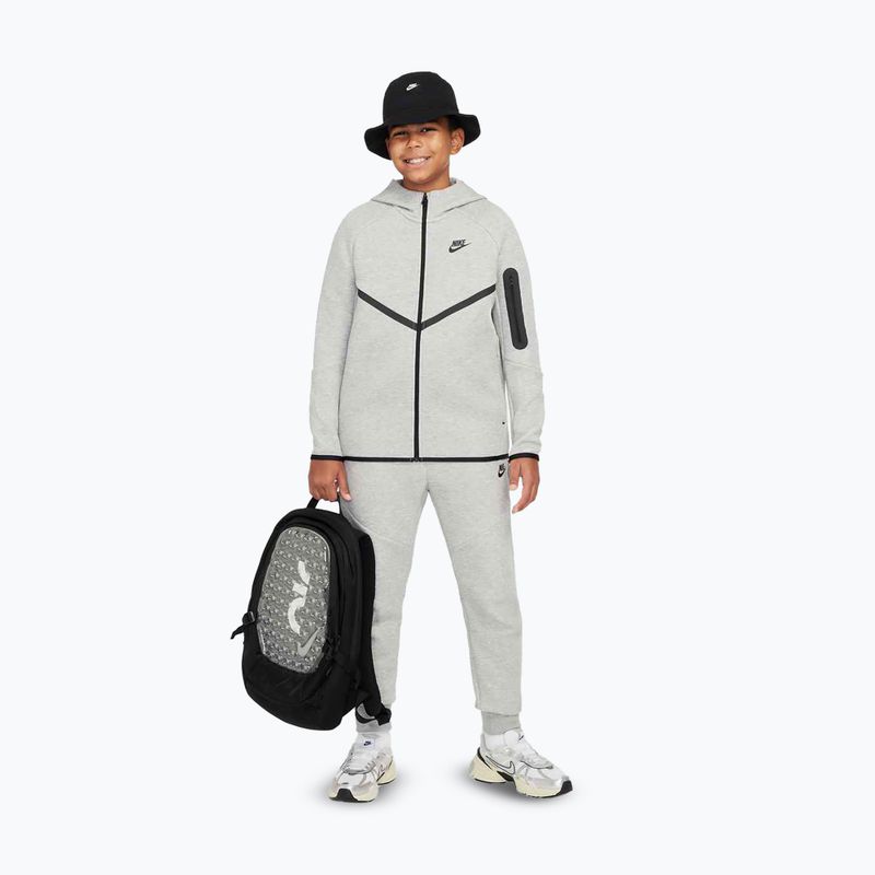 Children's sweatshirt Nike Sportswear Tech Fleece Full-Zip dark grey heather/black/black 2