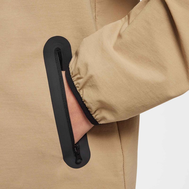 Children's jacket Nike Tech Woven parachute beige/parachute beige/black 7