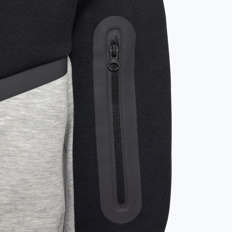 Children's sweatshirt Nike Sportswear Tech Fleece Full Zip dark grey heather/black/black/black 7