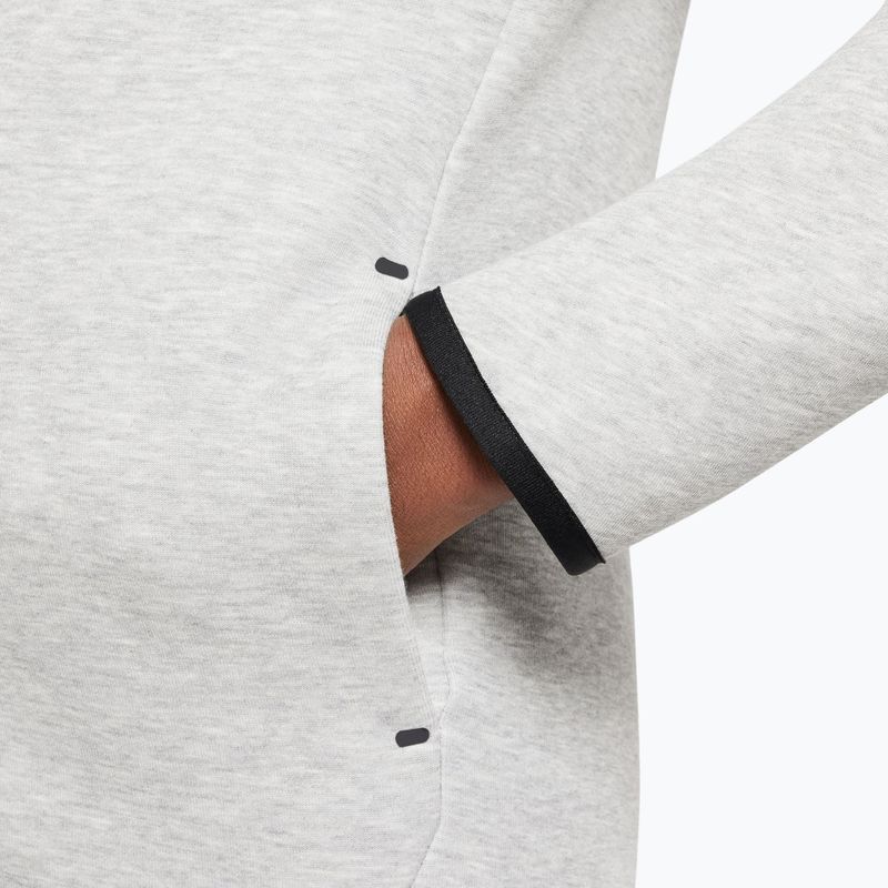 Children's sweatshirt Nike Sportswear Tech Fleece dark grey heather/black/black 6