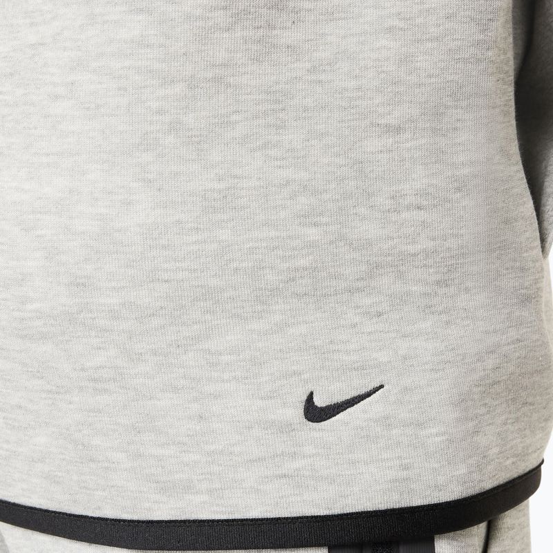 Children's sweatshirt Nike Sportswear Tech Fleece dark grey heather/black/black 7