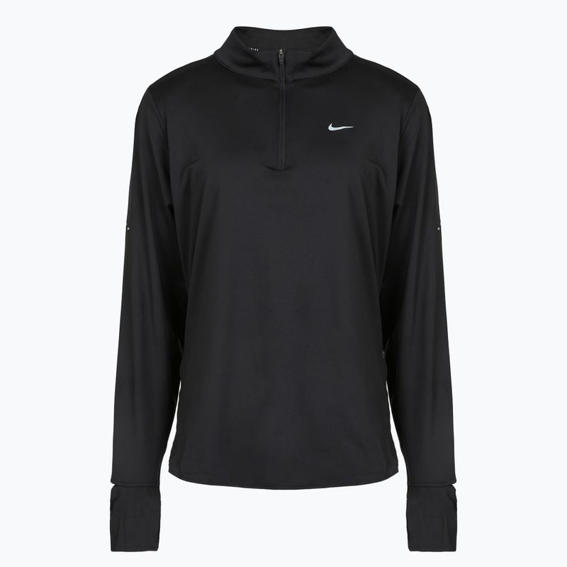 Women's running longsleeve Nike Swift Dri-FIT UV 1/4-Zip Plus Size black 6