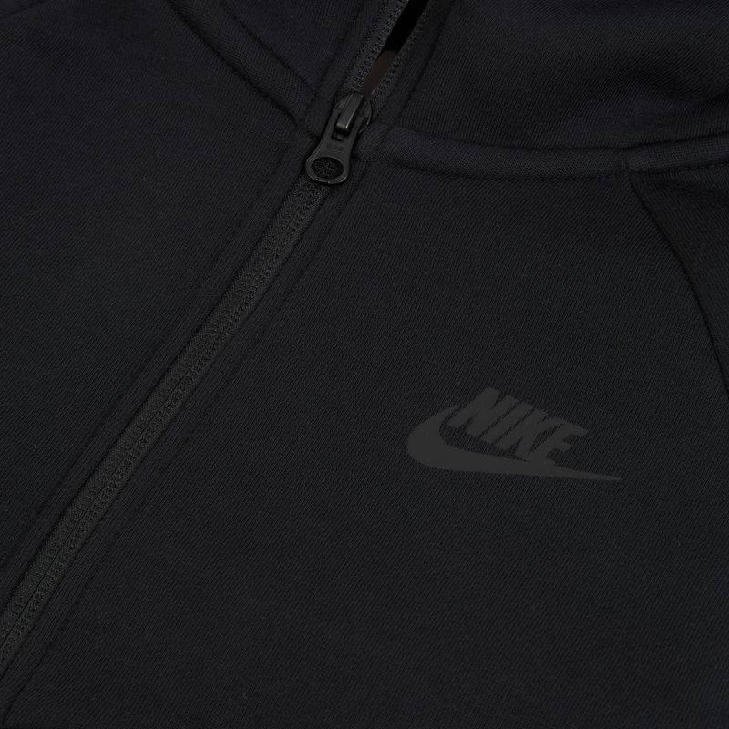 Children's sweatshirt Nike Sportswear Tech Fleece Full Zip dark grey heather/black/black/black 11