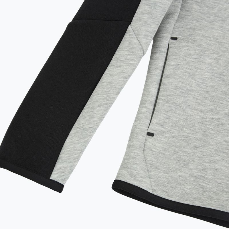 Children's sweatshirt Nike Sportswear Tech Fleece Full Zip dark grey heather/black/black/black 12