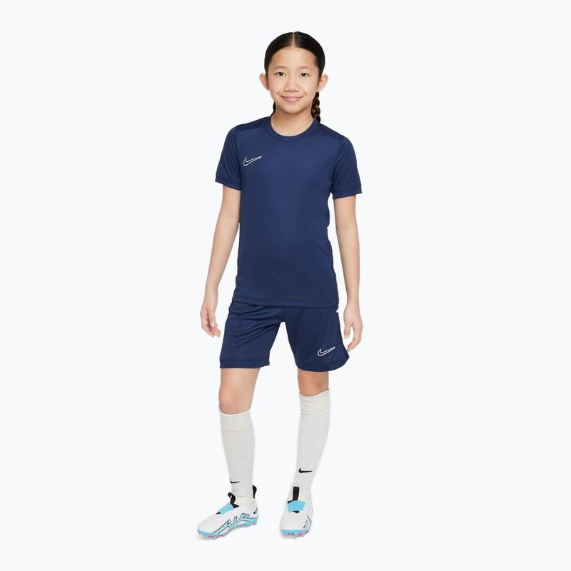 Children's football T-shirt Nike Academy Dri-Fit Jr midnight navy/midnight navy/white/white 2