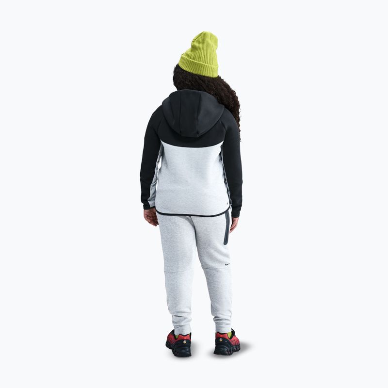 Children's sweatshirt Nike Sportswear Tech Fleece Full-Zip dark grey heather/black/black/black 3