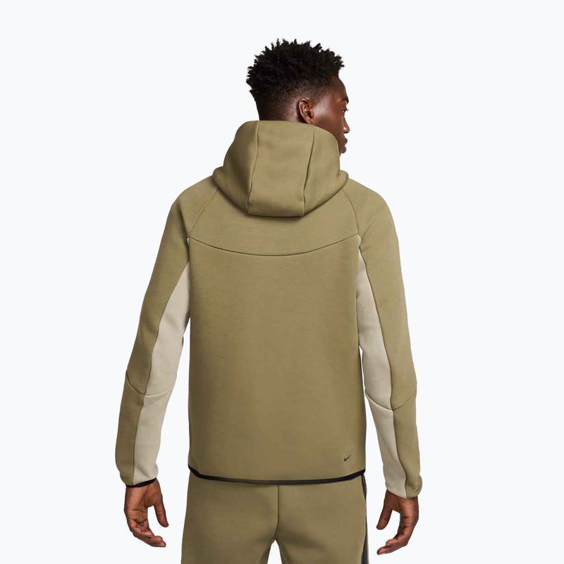 Men's sweatshirt Nike Tech Windrunner Full Zip medium olive/light army/black 3